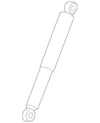 Genuine GM 2001-2007 Chevrolet GMC Rear Suspension Shock Absorber Strut 88983819 - Imagem 1 de 2