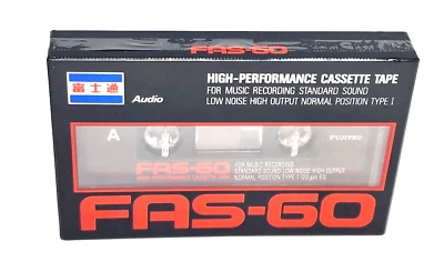 FUJITSU FAS-60  Blank Audio Cassette Tape (Sealed)  New! - Image 1 of 4
