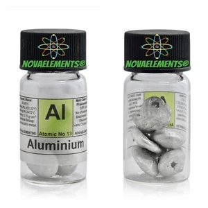 Aluminium Metal, Aluminum Element Sample, Aluminium Shiny Pellets 5 Grams 99.9% - Imagen 1 de 5