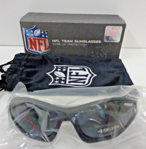 NEW  SAN FRANCISCO 49ers KIDS/YOUTH NFL SUNGLASSES 100%UV PROTECTION w/Pouch/Bag Cover