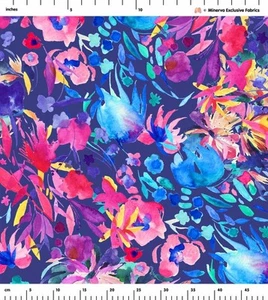Minerva Exclusive Lining Fabric - POD - Floret Flow - per metre - Picture 1 of 1