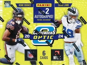 Caja óptica de pasatiempos de fútbol americano Panini Contenders 2024 sellada de fábrica - Imagen 1 de 6