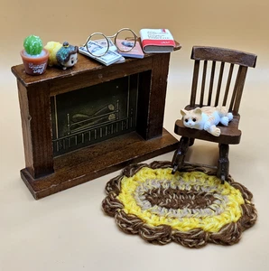 DIY  Mini Fireplace Set 11 Pieces Included - Picture 1 of 7