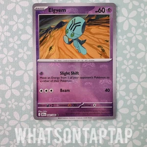 Pokemon Karte Elgyem 040/086 Meisterball Rare Common Scarlet Violet Black Bolt LP - Bild 1 von 2