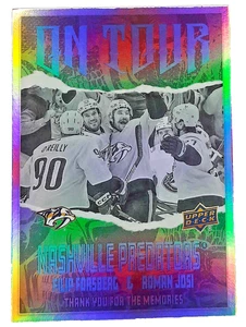 2024-25 Upper Deck Series 2 On Tour #OT6 Filip Forsberg Roman Josi Predators - Bild 1 von 2