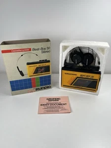 Grundig beat-boy 30 stereo walkman portatile Stereo 4 Music Player Vintage 80’s - Imagen 1 de 23