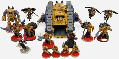 💥 Warhammer 40K Custodes 军队 批量 16 个模型 Land Raider 着色 Venatari Pro 无底价 — 第 1/4 张图片