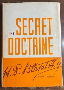 The Secret Doctrine Helena Blavatsky Vol. 1 Adyar Hitler Fascism Aryan Race 1971 - Bild 1 von 2