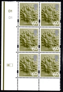 ENGLAND - 2010 60p CYL D1 D1 BLOCK OF 6, FINE UNMOUNTED MINT (MNH) - Picture 1 of 1