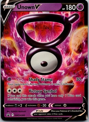 Unown V Promo SWSH: Sword & Shield Promo Cards SWSH300 NM - Image 1 of 2