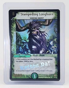 Duel Masters Tournament Promos Year 1 - Stampeding Longhorn (T1 Y1) Stamped - Picture 1 of 9