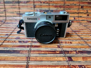 CANON Canodate E Rangefinder Film Camera 40mm F/2.8 TESTED & WORKING, NEAR MINT - Picture 1 of 21