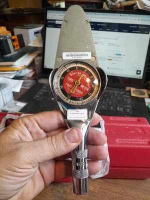 SNAP-ON TE12A 3/8"" Drive TORQ-O-METER Torque Wrench NIB  - Image 1 of 4