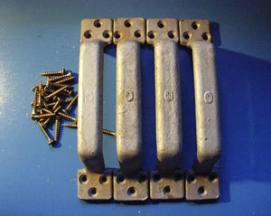 4 Türgriffe aus verzinktem Stahl - Bild 1 von 7