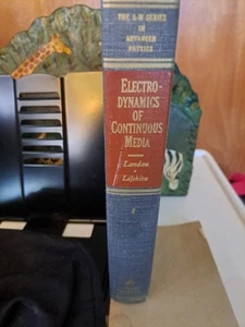 SCARCE 1960 Electrodynamics of Continuous Media by Landau & Lifshitz HC First - Bild 1 von 14