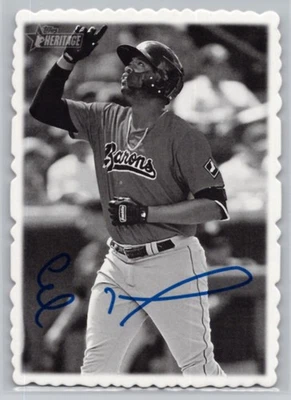 2018 TOPPS Heritage minor league #11 eloy jimenez 1969 deckle edge barons - Imagem 1 de 2