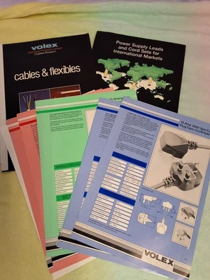 Volex Pencon electrical Products Ltd cables 1982 1986 Catalogue Catalog bundle - Image 1 of 2