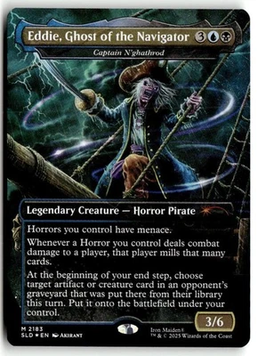 IN-HAND - Eddie, Ghost of the Navigator - Secret Lair x IRON MAIDEN ENG *FOIL* - Image 1 of 2