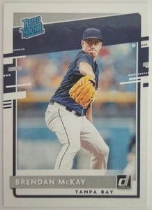 BRENDAN MCKAY Rated Rookie RC 2020 Donruss 36 Rays - Picture 1 of 2