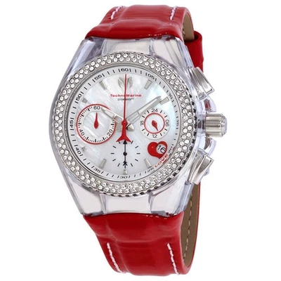 Женские часы с хронографом Technomarine Cruise Valentine циферблат MOP 117001 - Изображение 1 из 3