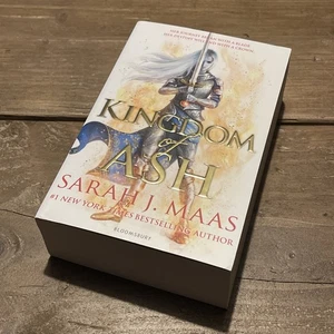 Kingdom of Ash by Sarah J. Maas Paperback (2018) White Cover OOP - Imagen 1 de 12