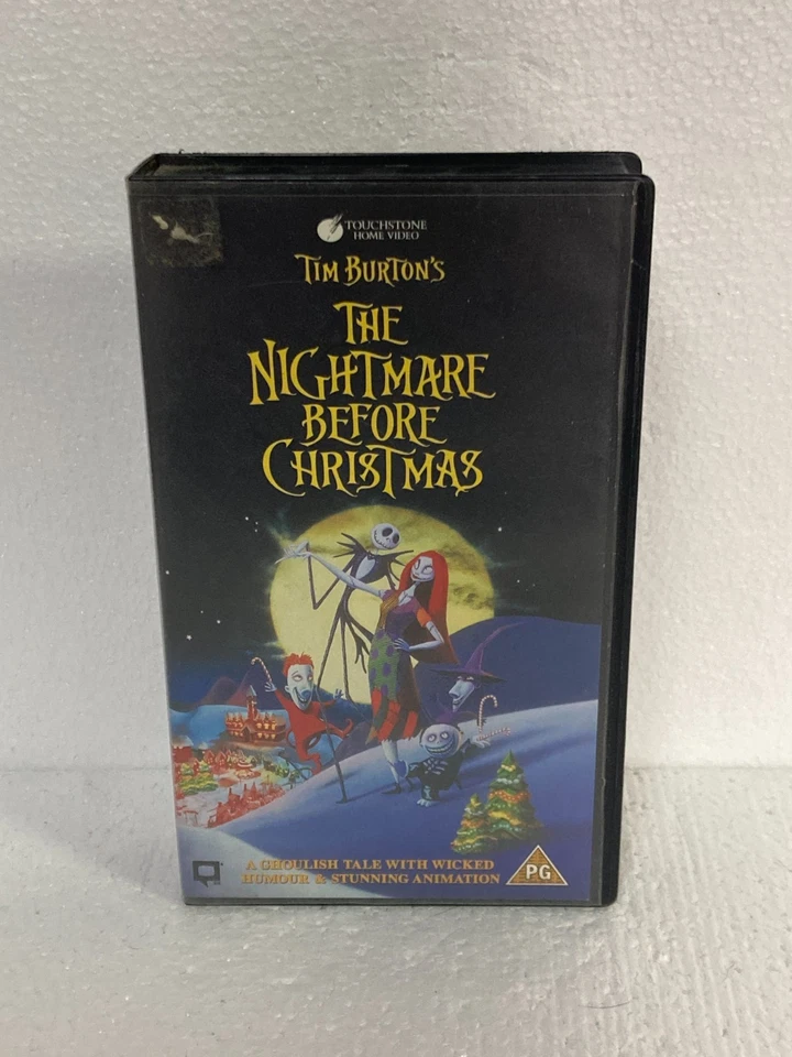 The Nightmare Before Christmas   - VHS  Tape PAL - Next Work Day Post - Image 1 of 4