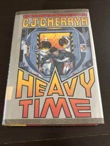 Heavy Time by C.J. Cherryh (1991, 1st Print HC DJ) Ex-Library Sci-Fi Thriller - Picture 1 of 4