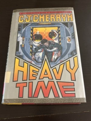 Heavy Time by C.J. Cherryh (1991, 1st Print HC DJ) Ex-Library Sci-Fi Thriller - Image 1 of 4