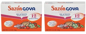 Goya Sazon senza condimento Annatto, 2,11 oz confezione da 2 - Foto 1 di 5
