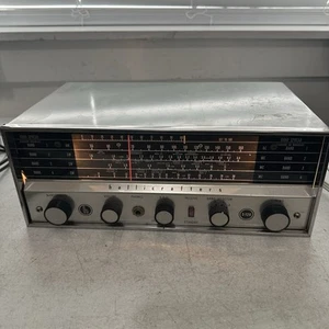 VTG Hallicrafters S-120 AM & SW Radio Short Wave w/ Long AntennaUSA Made TESTED - Zdjęcie 1 z 5