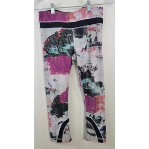 Leggings Lululemon Mujer Talla 6 Multicolor Capri's Deportivos Entrenamiento Activo - Imagen 1 de 7