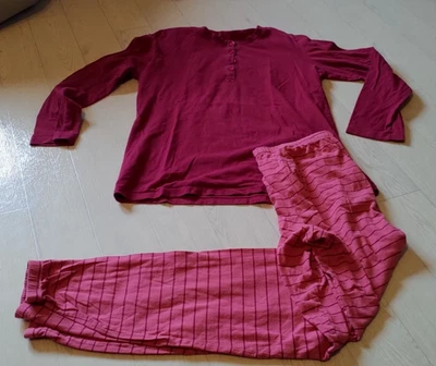 Schlafanzug von Schiesser Damen Größe M rot - Bild 1 von 4