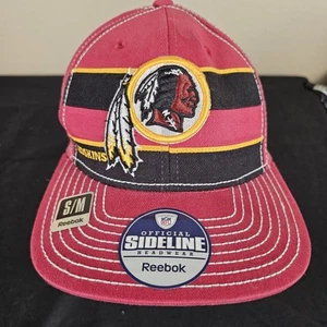 Cappello berretto da ballo WASHINGTON REDSKINS Reebok taglia S/M attrezzatura NFL Fitmax 70 - Foto 1 di 24