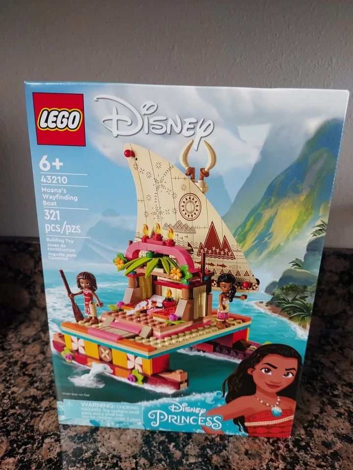 LEGO Disney: Moana's Wayfinding Boat (43210) New Sealed Retired - Image 1 of 1