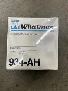Whatman Glass Microfibre Filters (934-AH) - 100 Circles 8.26cm - Picture 1 of 1