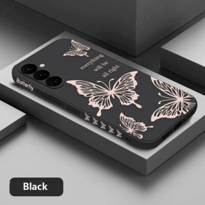 For Samsung Galaxy A17 A56 A54 A26 A25 S24FE S25 Butterfly Soft Phone Case Cover - Picture 1 of 25