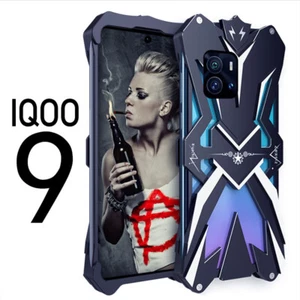 Powerful Shockproof Metal Armor Vivo IQOO 9 V2171A Cases Cover Aluminum Bumper - Picture 1 of 10