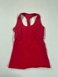 Body Angel Ropa deportiva roja Halter Camiseta sin mangas Yoga Active Top talla S Nylon Spandex - Imagen 1 de 12