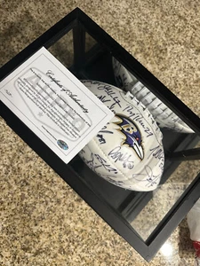 2012 Baltimore Ravens Team signierter Fußball mit Echtheitszertifikat - Bild 1 von 8
