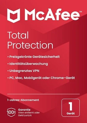 McAfee Total Protection 2025 - 1 Gerät 1 Jahr E-Mail NEU ESD - Bild 1 von 4