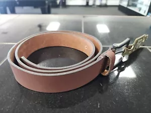 Timberland Men's 35 MM Classic Jean Leather Belt Brown. - Picture 1 of 4