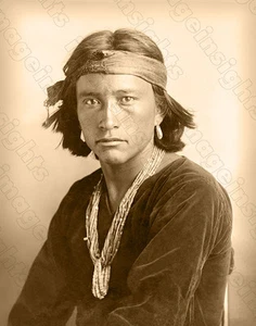 Navajo Junge 1907 Karl E. Mond Restauration Konservierung Fine Art Fotografie - Bild 1 von 1