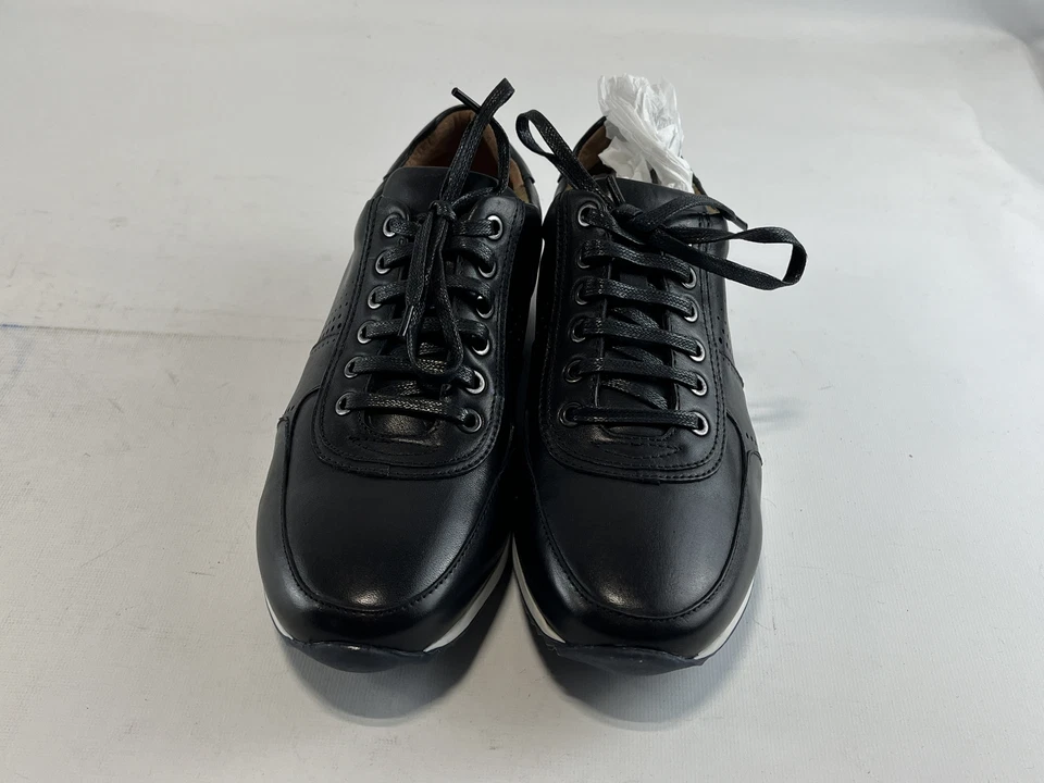 Мужские Bacco Bucci черный кожаный кроссовки Athletic туфли 8,5 D новый - Изображение 1 из 4