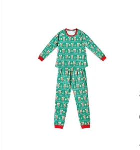 Mickey and Minnie Mouse Holiday Pajama Set Woman Gingerbread Mickey Mouse MEDIUM - Picture 1 of 2