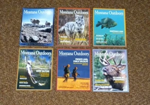 Lot of 6 MONTANA OUTDOORS MAGAZINE 2003 Complete Year - Picture 1 of 3