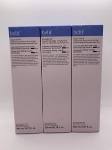 3 AVON Aqua Bomb Hydrating Body Moisturizer With Niacinamide 10.13 oz Ex06.30.25 - Picture 1 of 5
