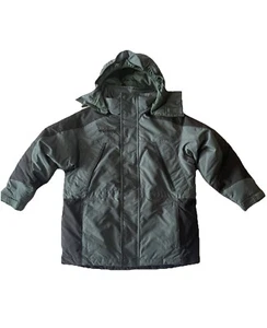Boy's Columbia Green Ski Jacket Waterproof Snow Power III Parka SZ 8 Hood SB5148 - Picture 1 of 12