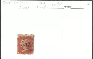 Great Britain - 20 - Used - flaws - $11.50 Catalog value - Picture 1 of 1