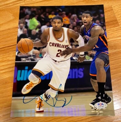 Kyrie Irving Signed 8x10 photo Cavs PSA COA - Image 1 of 3