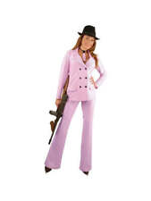 Adult Double Breasted Gangster Moll Suit Costume